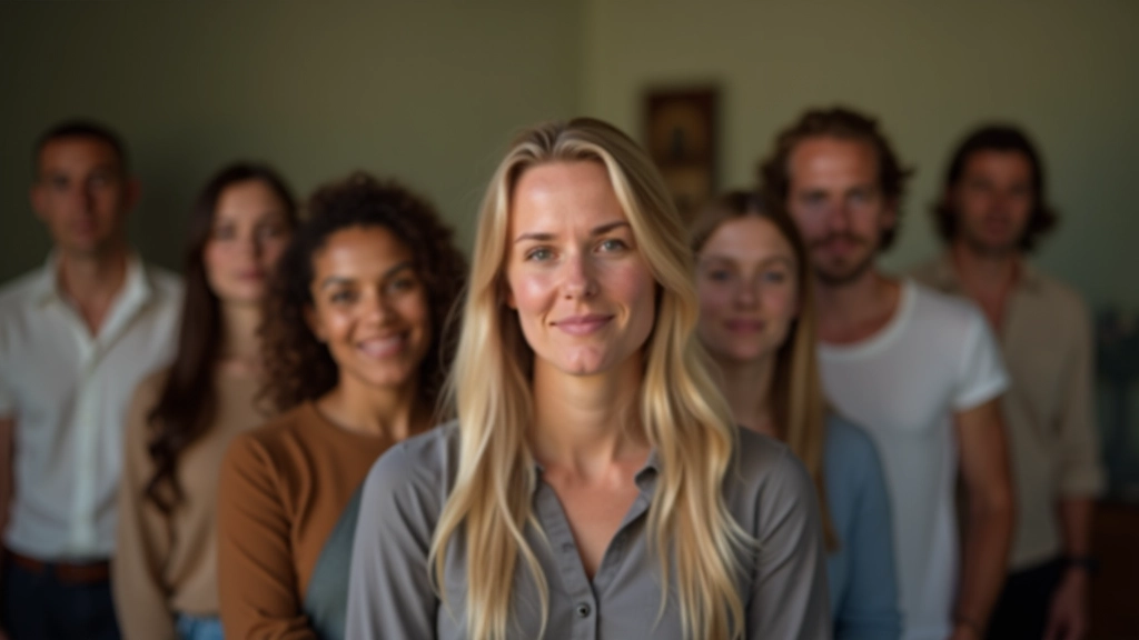 Gruppo di persone che si supportano a vicenda, comunità e mentori italiani