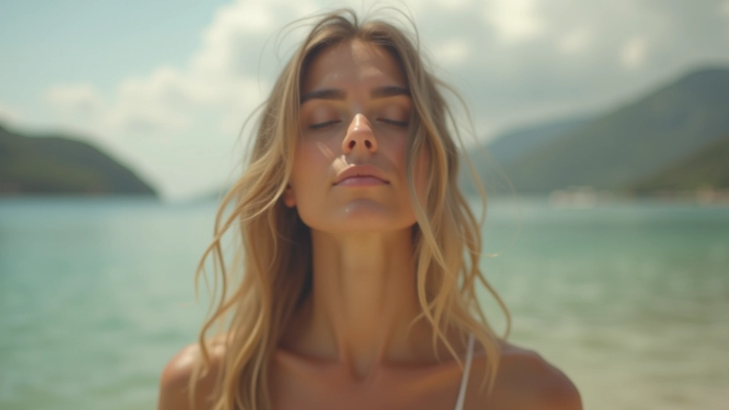 Persona in momenti di tranquillità e meditazione, rappresentando i rituali personali di recupero dopo lo stress